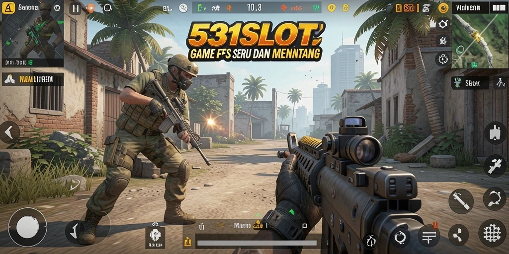 Gameplay intens di 531SLOT dengan aksi tembak-menembak yang seru.
