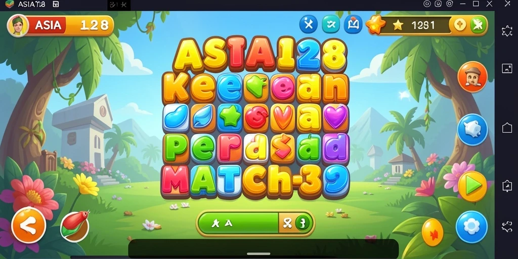 Tampilan gameplay seru dalam <strong>ASIA128</strong> untuk menantang kemampuan Anda.