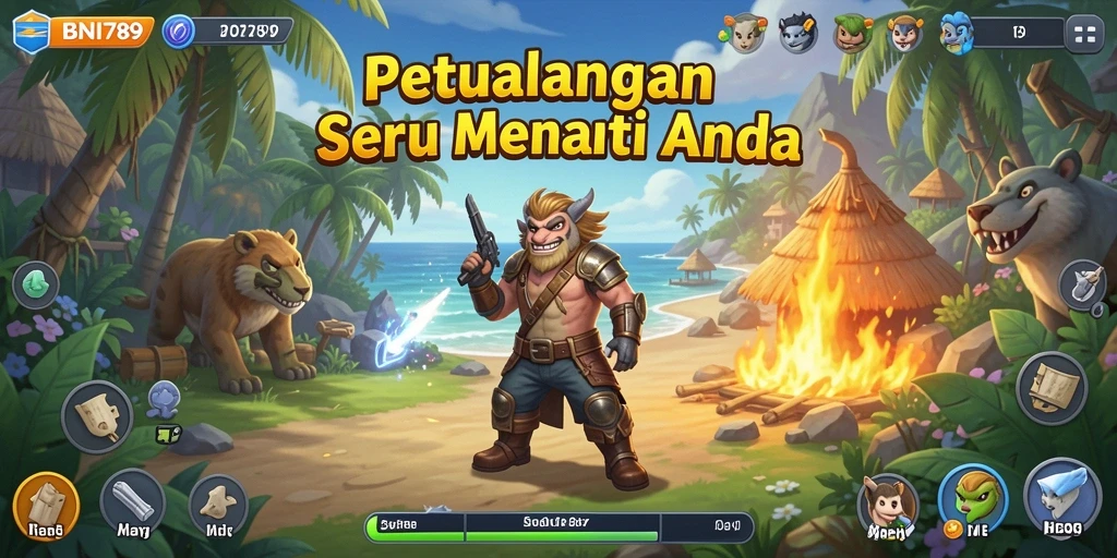 Screenshot gameplay BNI789 menampilkan petualangan epik yang mengasyikkan.
