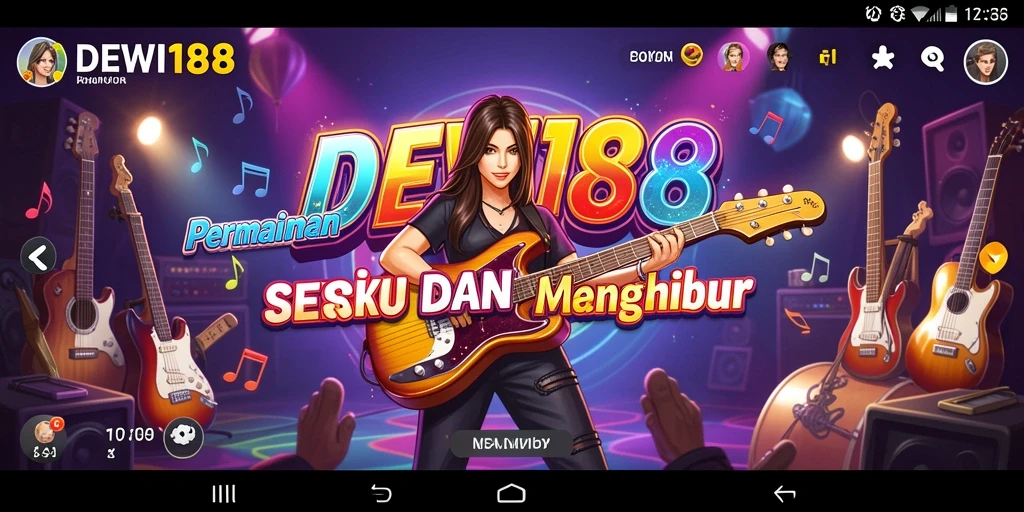 Tampilan gameplay DEWI188 yang menarik dan penuh warna.