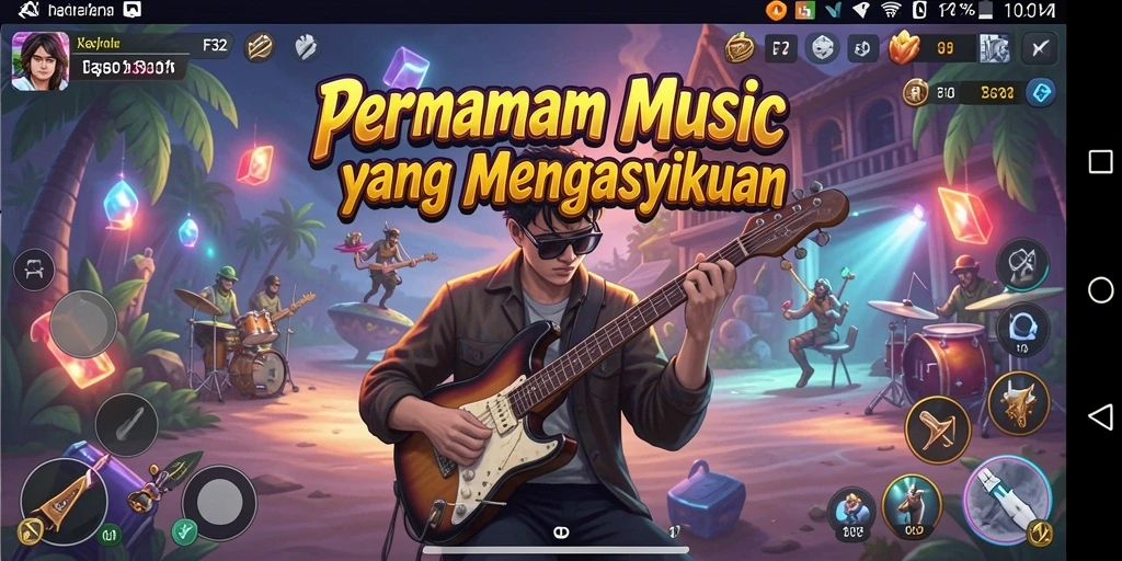 Tampilan menarik gameplay F32 yang seru dan interaktif.