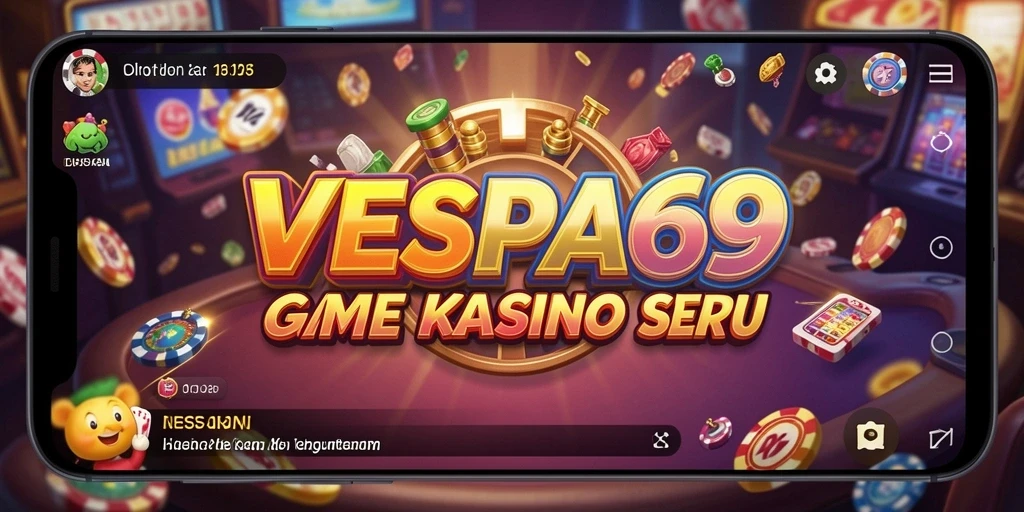 Tampilan gameplay VESPA69 yang mengasyikkan dan mendebarkan.